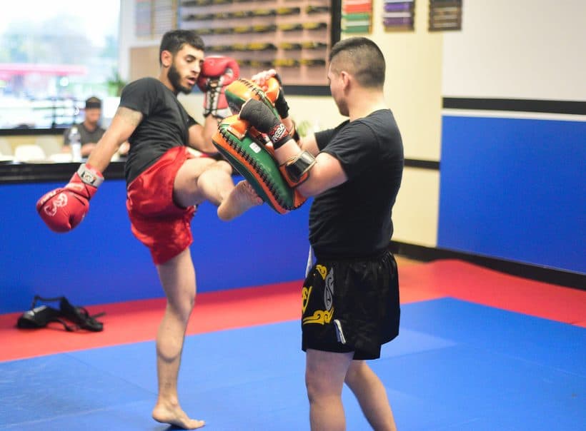 Adult Muay Thai class at Next Level Martial Arts