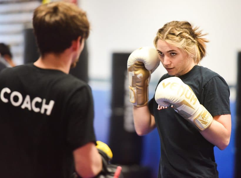 Teens Muay Thai class at Next Level Martial Arts